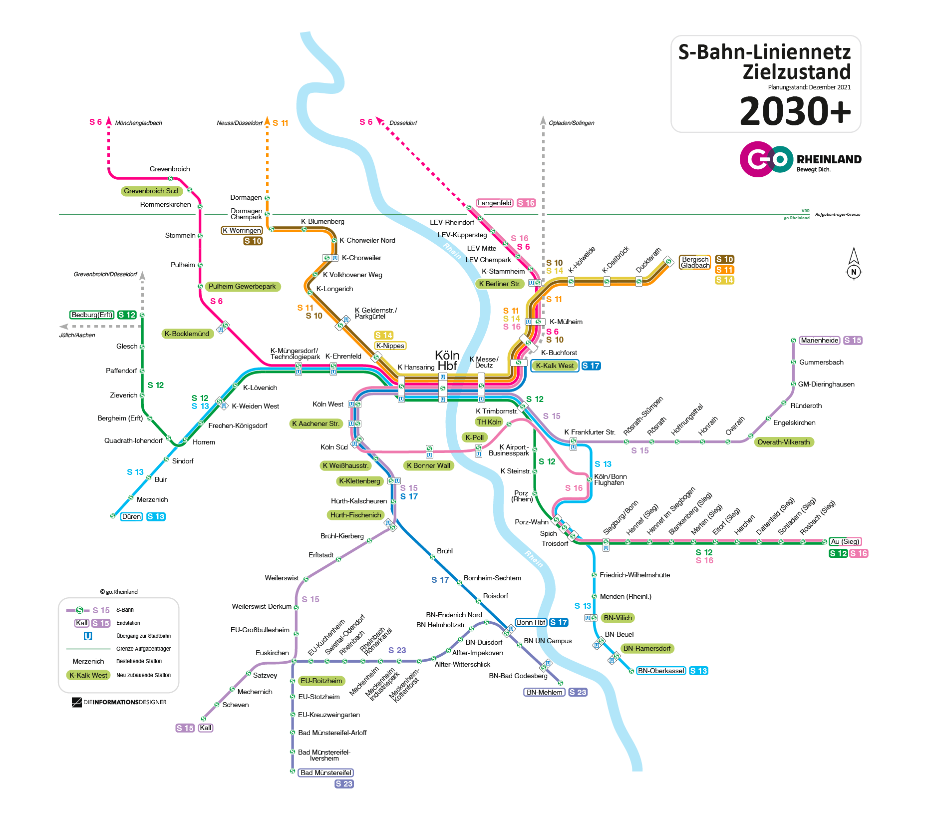 Die S 13 wird bis nach Bonn-Oberkassel verlängert - S-Bahn Köln